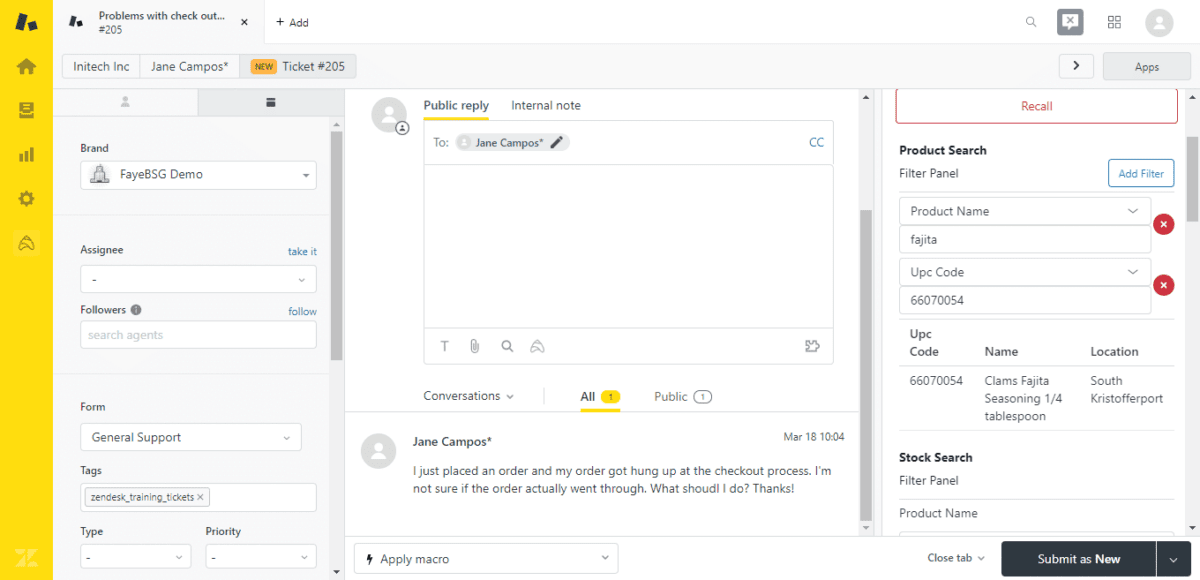 product filter