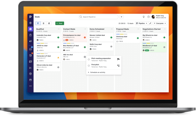 pipedrive screenshot