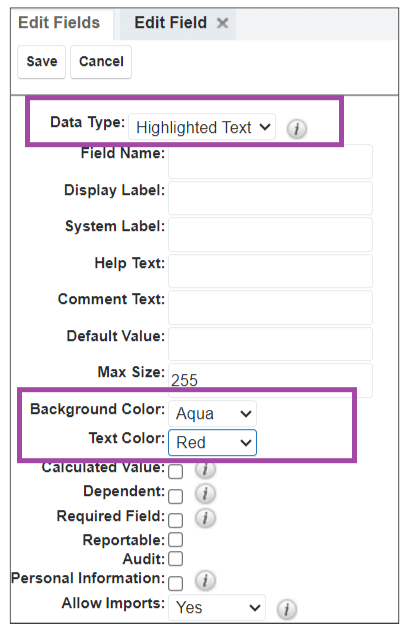 highlight field screenshot 1 bordered