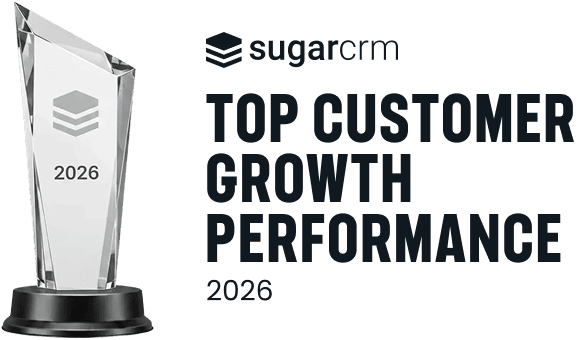 2026 sugarcrm top customer growth performance award