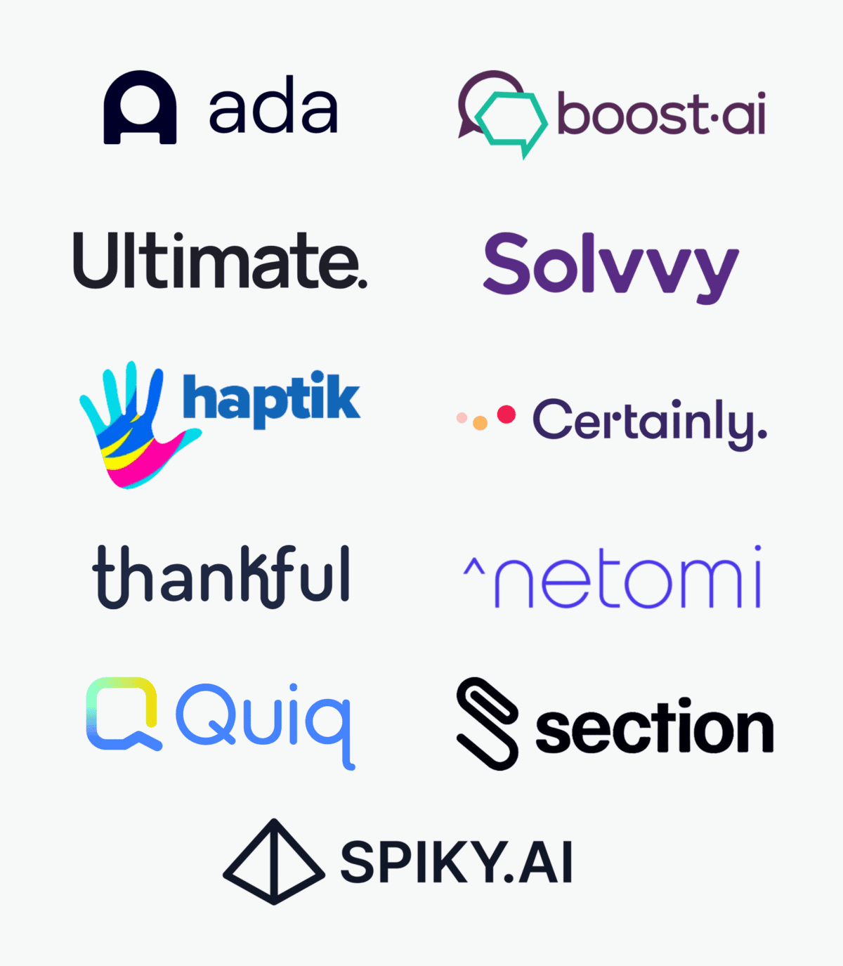 ai bot partner logos