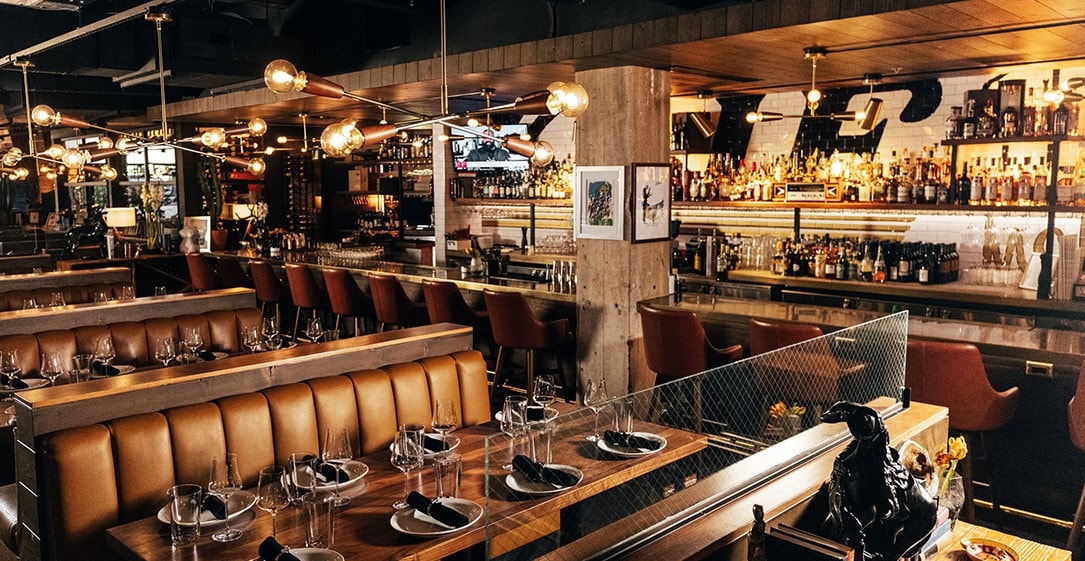 brass ram interior dining room