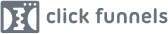 click funnels logo grey