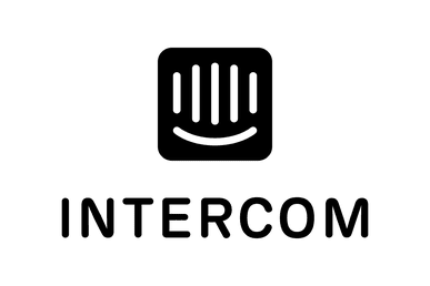 intercom logo vertical black