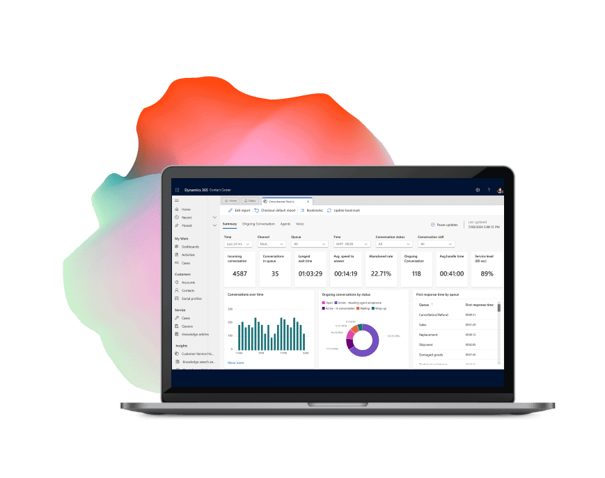 microsoft dynamics 365 interface