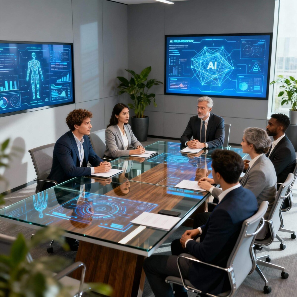 people discussing ai ethics and governance