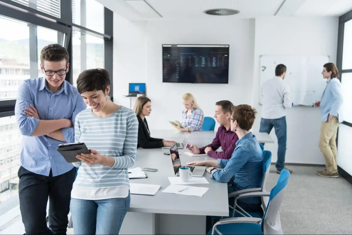 people during ai strategy consulting