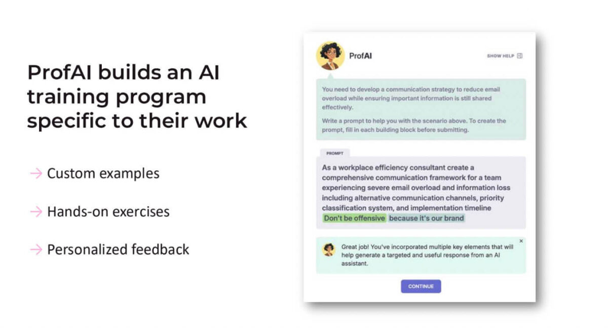 profai builds an ai training program