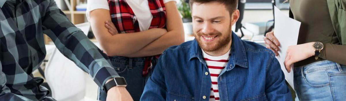 team discussing ai adoption