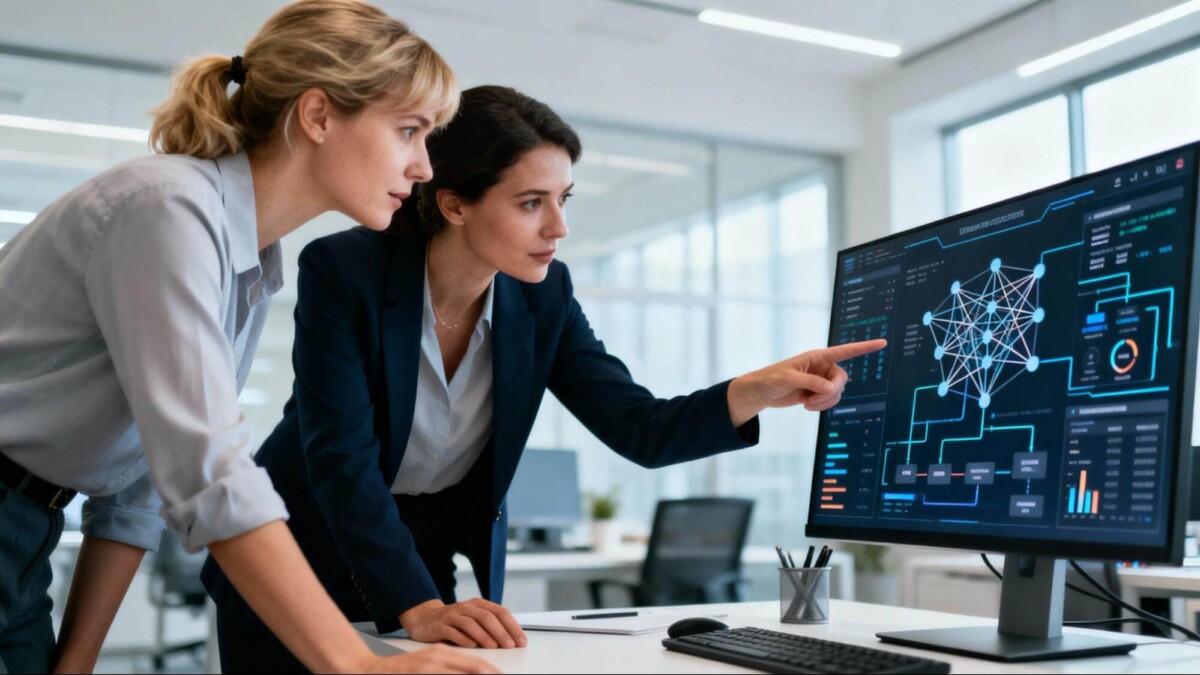 women discussing ai orchestration